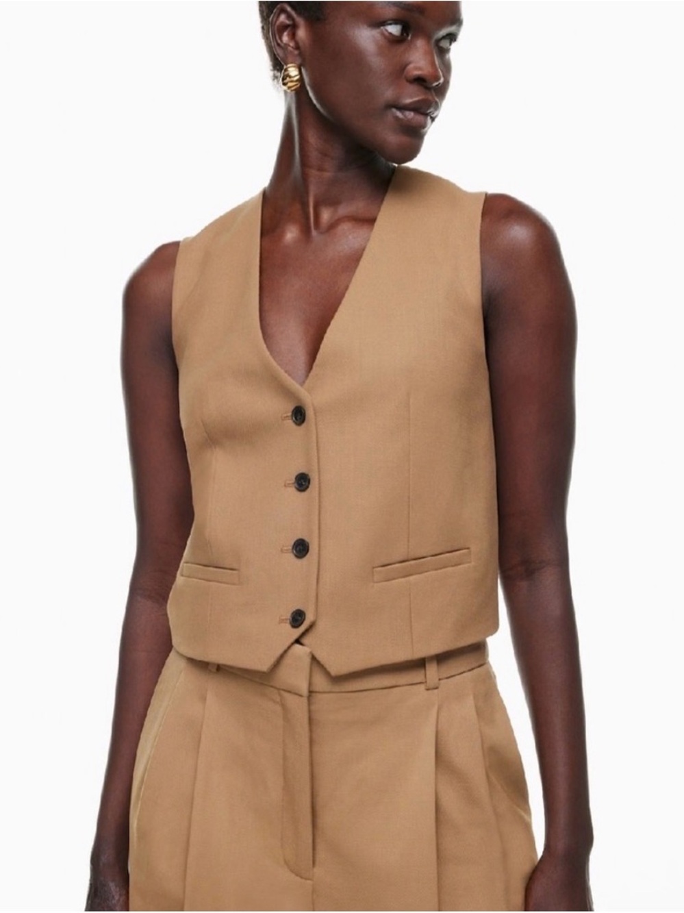 ARITZIA Babaton Saville Wool Blend Vest NWOT